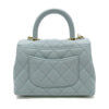 CC Caviar Quilted Small Handle Flap Bag - '10s Second-hand