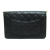 CC Quilted Leather Pearl Chain Flap Bag - '10s Second-hand