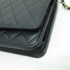 CC Quilted Leather Pearl Chain Flap Bag - '10s Second-hand