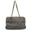 Quilted Leather Triptych Tote - '10s Second-hand