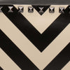 Valentino Leather Chevron Print Rockstud Camera Bag Secondhand