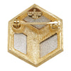 3D Cube Brooch - '10s Second-hand