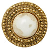 Faux Pearl Round Clip On Earrings - '10s Second-hand