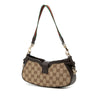 Gucci Mini GG Canvas Web Moon Side Shoulder Bag Secondhand
