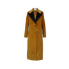 Secondhand Bottega Martinese Mustard Velvet Long Coat  - '10s