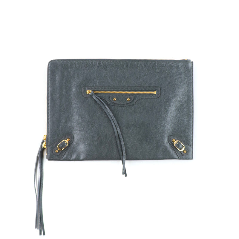 Balenciaga vintage City PM bag in black distressed leather ref.508355 -  Joli Closet