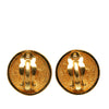 CC Quilted Clip On Earrings - '10s Second-hand