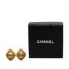 CC Diamond Frame Clip On Earrings - '10s Second-hand