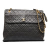 Chanel CC Quilted Leather Chain Shoulder Bag - '10s Second-hand