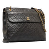 Chanel CC Quilted Leather Chain Shoulder Bag - '10s Second-hand