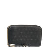 Star Embossed Leather Zip Around Wallet - '10s Second-hand