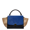 Leather & Suede Trapeze Handbag - '10s Second-hand