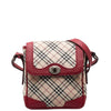 Nova Check Canvas & Leather Crossbody Bag - '10s Second-hand