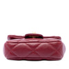 Chanel Quilted Calfskin Lady Card Holder with Chain Top Handle Bag Secondhand