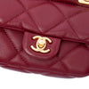Chanel Quilted Calfskin Lady Card Holder with Chain Top Handle Bag Secondhand