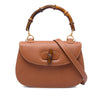 Gucci Small Calfskin Bamboo Top Handle Bag Secondhand