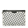 Leather Star-studded Clutch - '10s Second-hand