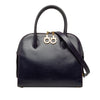 Ferragamo Leather Gancini Dome Satchel Secondhand