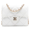 Chanel CC Quilted Caviar Flap Card Holder with Chain Secondhand
