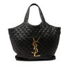 Saint Laurent Maxi Quilted Lambskin Icare Shopping Tote Secondhand