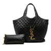 Saint Laurent Maxi Quilted Lambskin Icare Shopping Tote Secondhand