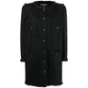 Chanel Black Wool Coat - 2000s Second hand