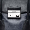 Secondhand Prada Bicolor Glace Calf Sound Lock Satchel