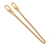 Louis Vuitton Gold Plated Chain Link Bag Strap Secondhand