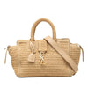 Saint Laurent Baby Raffia Monogram Downtown Cabas Secondhand