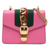 Gucci Mini Calfskin Web Sylvie Chain Crossbody Secondhand