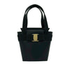 Ferragamo Leather Vara Bow Top Handle Bucket Bag Secondhand
