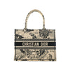Dior Medium Canvas Embroidered Zodiac Toile De Jouy Book Tote Secondhand