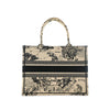Dior Medium Canvas Embroidered Zodiac Toile De Jouy Book Tote Secondhand