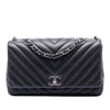 Chanel Medium Chevron Lambskin Surpique Flap Secondhand