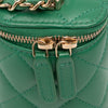 Chanel Mini CC Quilted Lambskin Top Handle Vanity Case With Chain Secondhand