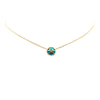 Dior 18K Yellow Gold Diamond and Turquoise Rose des Vents Necklace Secondhand