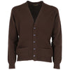 Pringle of Scotland Brown Wool Cardigan - '80s Second hand