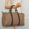 Christian Dior Vintage Trotter Boston Bag Canvas