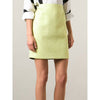 Gianfranco Ferré Lime Cotton Skirt - '80s Second hand