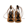 Secondhand Saint Laurent Babies Suede Lace-Up Sandals - '10s