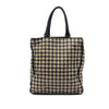 Bottega Veneta Nappa Intrecciato Houndstooth Vertical Tote Secondhand