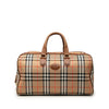 Burberry Haymarket Check Canvas Travel Bag Secondhand