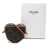 Celine Micro Triomphe Coated Canvas Heart Crossbody Secondhand