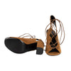 Saint Laurent Babies Suede Lace-Up Sandals