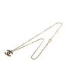 Chanel CC Brass Lacquered Pendant Necklace Secondhand