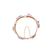 Secondhand Extraordinary French Gold Bracelet with Gem-Set Panels - '40s