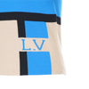 Secondhand Louis Vuitton Color Block Zippered Top