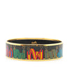 Hermès Wide Les Sangles Enamel Bangle 65 Secondhand