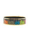 Hermès Wide Les Sangles Enamel Bangle 65 Secondhand