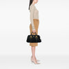 Prada Soft Calf Trimmed Tessuto Satchel Secondhand